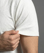 Men'S T-Shirt Collar White Tsh-7025 - White - View 2