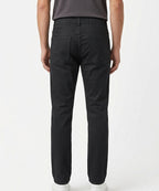 Elastic Waist Straight Fit Denim Jp-2229 Black - Black - View 2