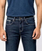 Men's Denim Straight Fit- Jp-2232 N-Blue - Blue - View 3
