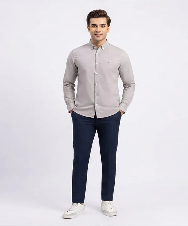 Men's Casual Shirt - Shc-1680 Grey (ORG-H)