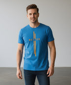 Men’S T-Shirt – Light Blue Tsh-5685 - Blue - View 2