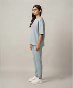 Women's Western Casual Co-Ord Set Sky LTP-0025