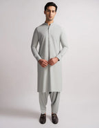 light green casual kameez shalwar