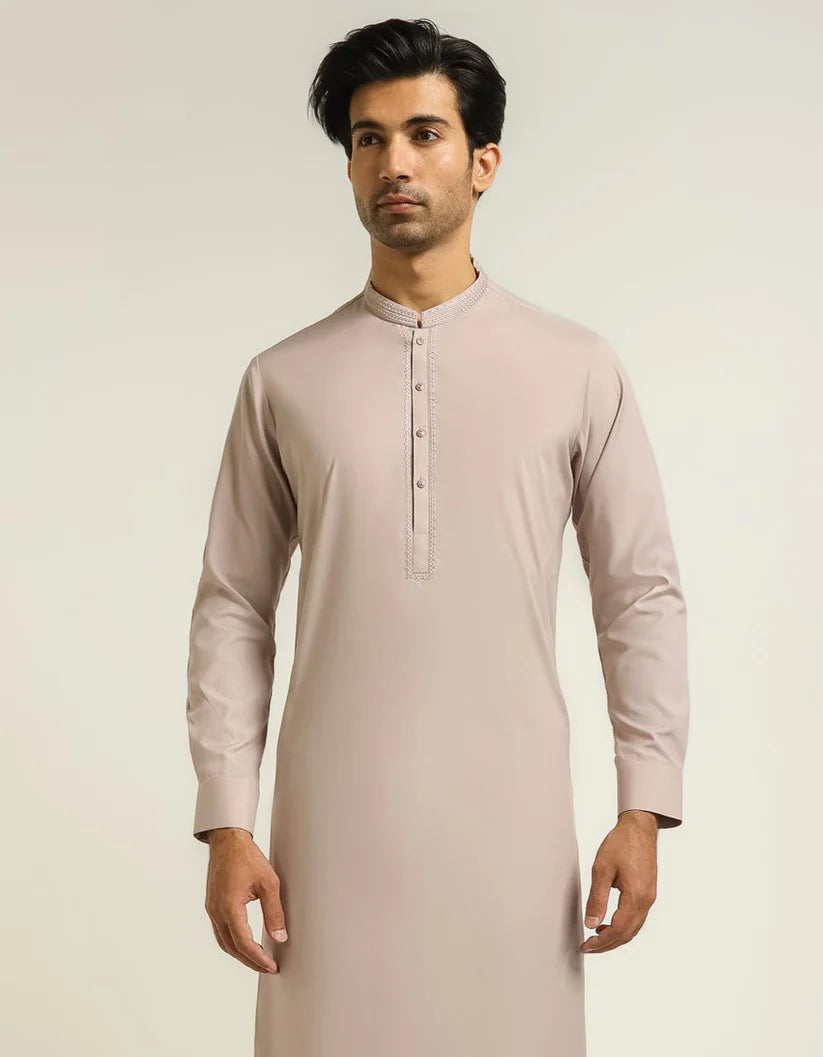 tea pink semi-formal kameez shalwar