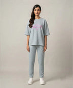 Women's Western Casual Co-Ord Set Sky LTP-0025