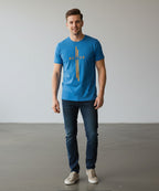 Men’S T-Shirt – Light Blue Tsh-5685 - Blue - View 1