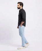 Men's Casual Shirt - Shc-1832 Black (ORG-H)