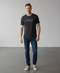 Men’S Graphic T-Shirt – Black Tsh-5879 - Black - View 1