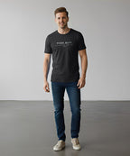 Men’S Graphic T-Shirt – Black Tsh-5879 - Black - View 1