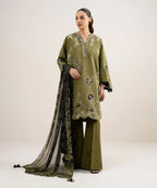 3 Piece - Embroidered Lawn Suit