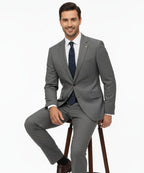 Formal Suit Gst-0124 Grey - Grey - View 3