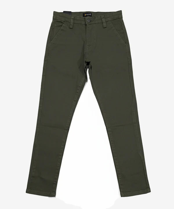 KIDS COTTON CHINO PANT - BCP-0045 GREEN