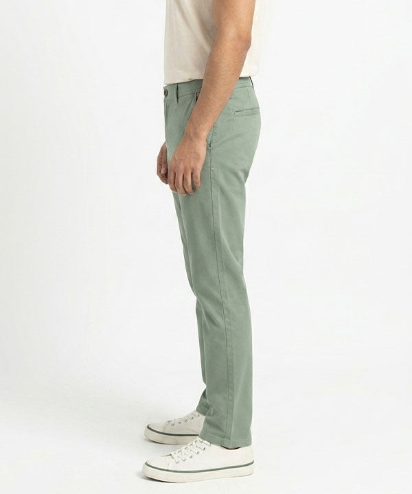 Men'S Chino Straight Fit- Green Cp-0552 - Green - View 3