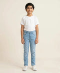 Boys Light Blue Stretch Denim Jeans- Bjp-0293