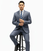Formal Suit Gst-0124 Silver Grey - Grey - View 3