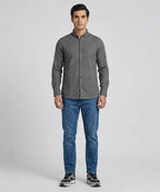 Men's Casual Shirt - Shc-1704 Green Stripe