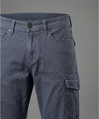 Men'S Cotton Pant 6 Pocket - Purple Cp-0685 - Purple - View 3