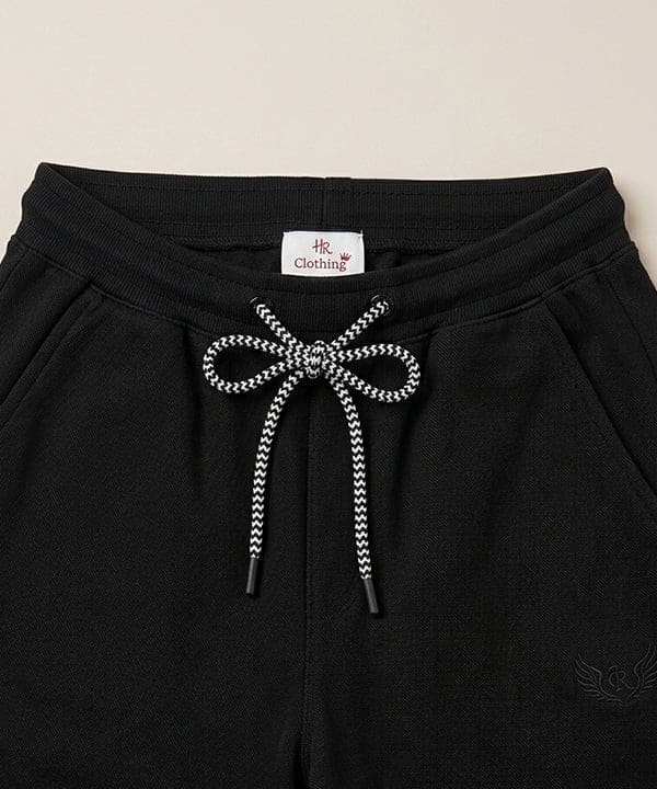 Men'S Sports Knit Black Short- Br-0100 - Black - View 3