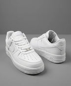 Low-Top Casual Sneakers White Fw-0178