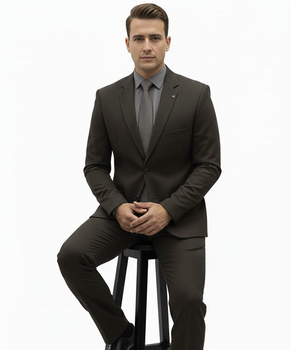 Formal Suit Gst-0125 D-Grey - Grey - View 3