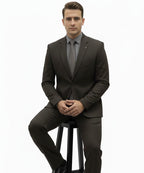 Formal Suit Gst-0125 D-Grey - Grey - View 3