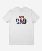 Men’S Super Dad T-Shirt – White Tsh-5921 - White - View 3
