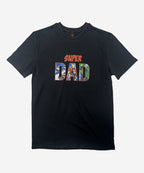 Men’S Super Dad T-Shirt – Black Tsh-5921 - Black - View 3
