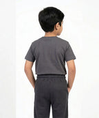 Kids Smart Baggy stretchable premium trouser Dotted Black Texture BLW-0136