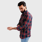 Men's Casual Checkered Shirt - Multi Shc-1980 - Multi - View 2