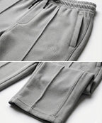 Men'S Baggy Waffle French Trousers - Grey Lwr-0592 - Grey - View 3