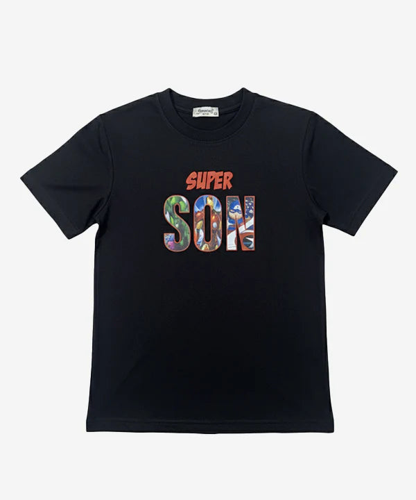 HR clothing Kids Super Son Tee's - Black BTS-1899