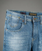 Men's Smart Baggy Denim - Blue Jp-2098 - Blue - View 3