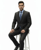 Formal Suit Gst-0125 Black - Black - View 3