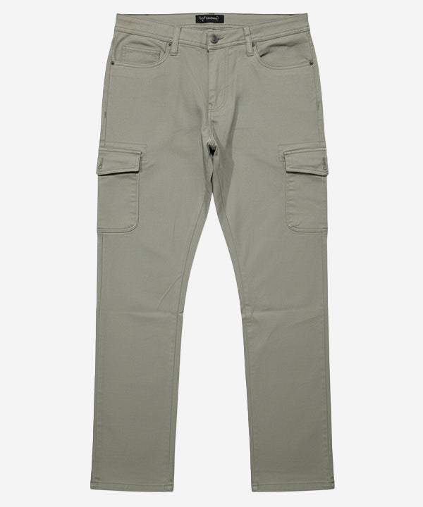 Men'S Cotton Pant 6 Pocket - Stone L- Green Cp-0550 - Green - View 3