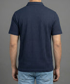 Men'S T-Shirt Collar Navy Tsh-7023 - Navy - View 3