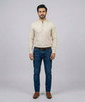 Men's Casual Shirt - Shc-1385 Texture Beige