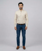 Men's Casual Shirt - Shc-1385 Texture Beige