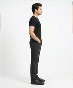 Men's Denim Straight Fit- Jp-2231 Black - Black - View 2