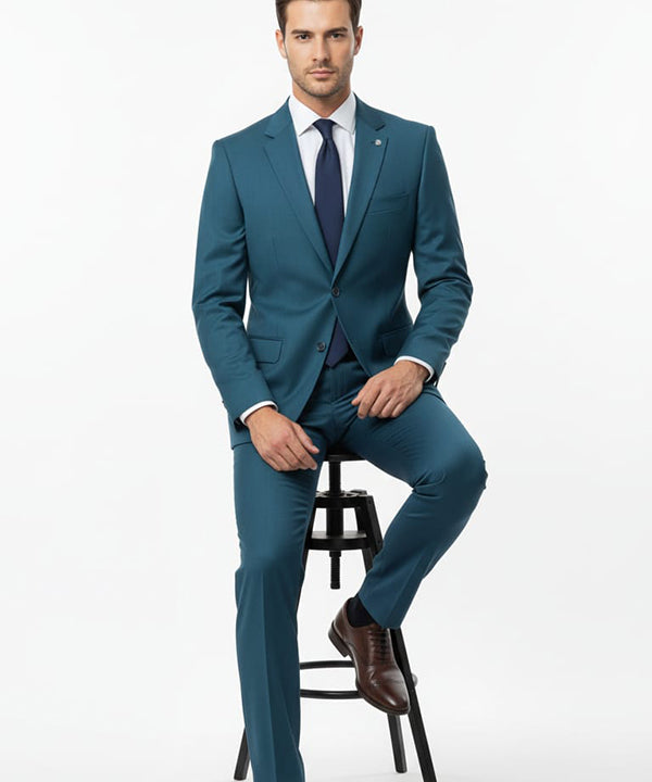 Formal Suit Gst-0117 Royal Blue - Blue - View 3