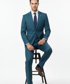 Formal Suit Gst-0117 Royal Blue - Blue - View 3