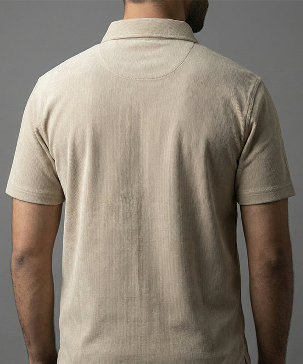 Men'S T-Shirt Collar L Coffee Tsh-5923 - Coffee - View 3