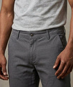 Men’S Summer Cotton D-Grey Shorts- Br-0101 - Grey - View 3