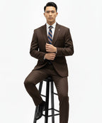 Formal Suit Gst-0124 D-Brown - Brown - View 3