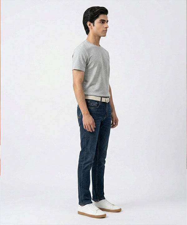 Men's Denim Straight Fit- Jp-2233 Blue - Blue - View 2