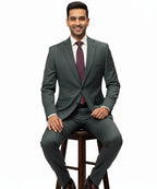 Formal Suit Gst-0124 Green - Green - View 3