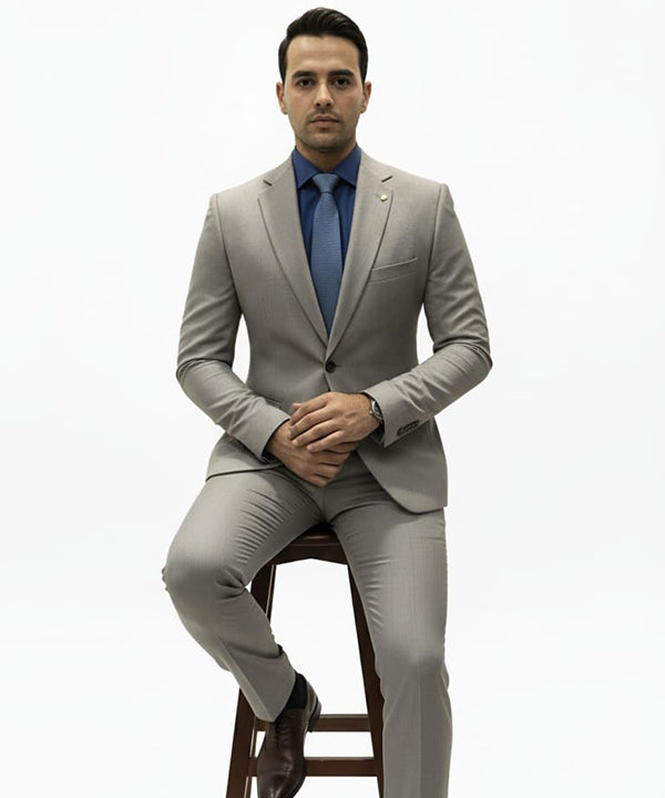 Formal Suit Gst-0122 Coffee - Coffee - View 3
