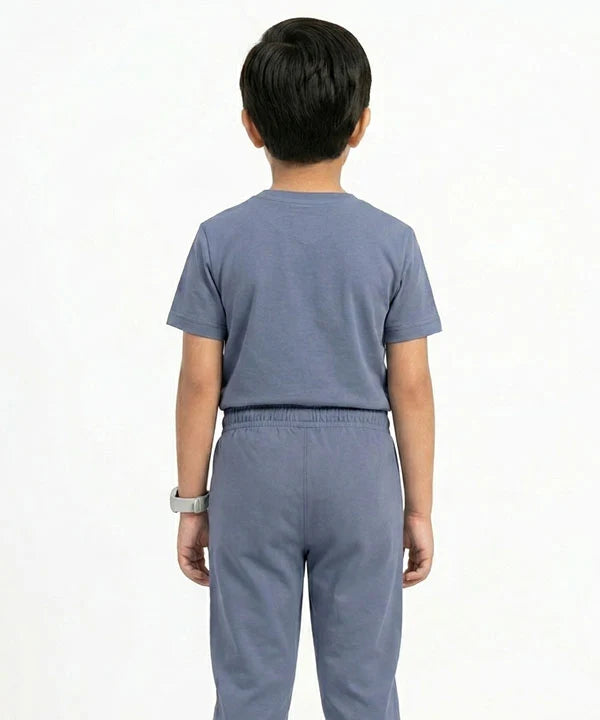 Kids Smart Baggy stretchable premium trouser Navy BLW-0136