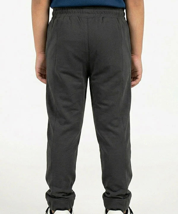 Kids Smart Baggy stretchable premium trouser Black Texture BLW-0136