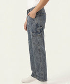 Men's Baggy Carpenter Denim - Jp-2207 NAVY - Navy - View 3