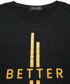 Mens T-Shirt - Black Tsh-5685 - Black - View 6